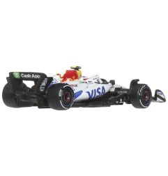 Hot Wheels - Pack de 2 véhicules Formule 1 Hot Wheels Premium Die-Cast 1:64 Team Visa Cash App Racing Bulls