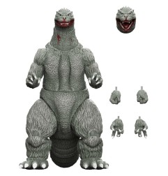 Godzilla - (1989) Toho Ultimates Action Figure -  (Greyscale Comic Book - Thirsty for Blood) 24 cm