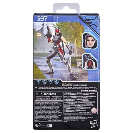 G.I. Joe Classified Series - Figurine Snake Eyes (Dawn Moreno) 15 cm