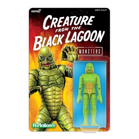 Universal Monsters - Figurine ReAction+ Creature from the Black Lagoon 10 cm