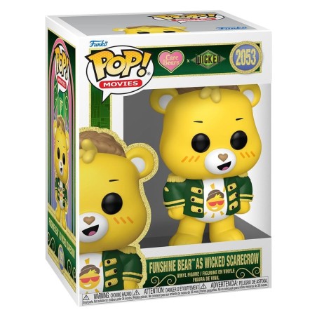 Care Bears - Wicked x POP! Vinyl Figure Funshine Bear Scarecrow 9 cm