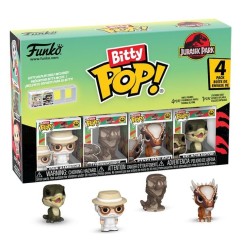 Jurassic Park - Pack 4 figurines Bitty POP! Jurassic Park Series 2 2,5 cm