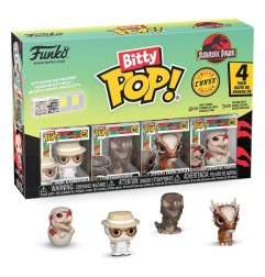 Jurassic Park - Pack 4 figurines Bitty POP! Jurassic Park Series 2 2,5 cm