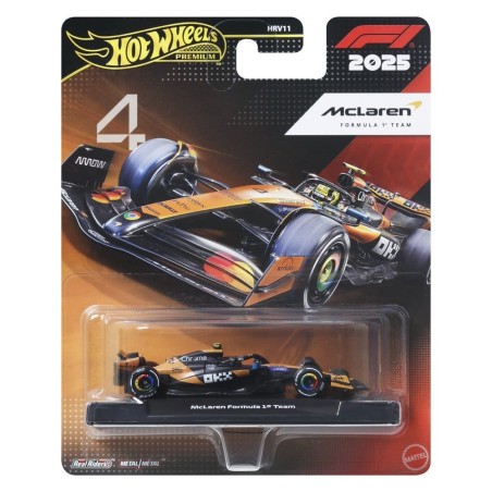 Hot Wheels - Formule 1 Hot Wheels Premium véhicule Die-Cast 1:64 Team McLaren: Driver 2