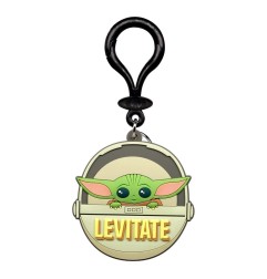 Star Wars - Soft Touch PVC Bag Clip Baby Yoda Levitate