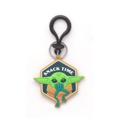 Star Wars - Soft Touch PVC Bag Clip Baby Yoda Snack Time