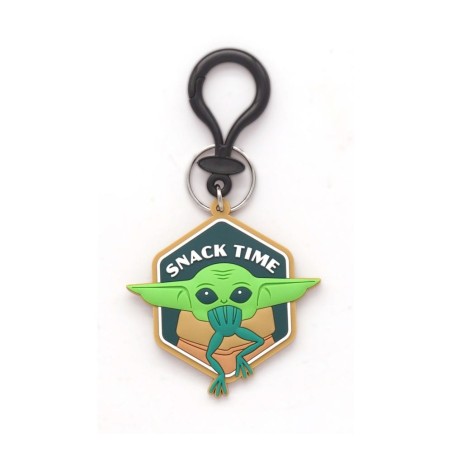 Star Wars - Soft Touch PVC Bag Clip Baby Yoda Snack Time
