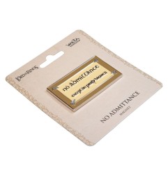 Le Seigneur des Anneaux - Aimant No Admittance (Enamel) 7 cm