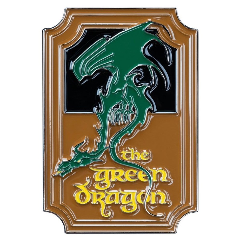 Le Seigneur des Anneaux - Aimant The Green Dragon (Enamel) 7 cm