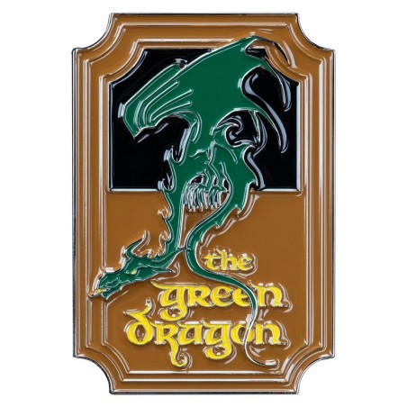 Le Seigneur des Anneaux - Aimant The Green Dragon (Enamel) 7 cm