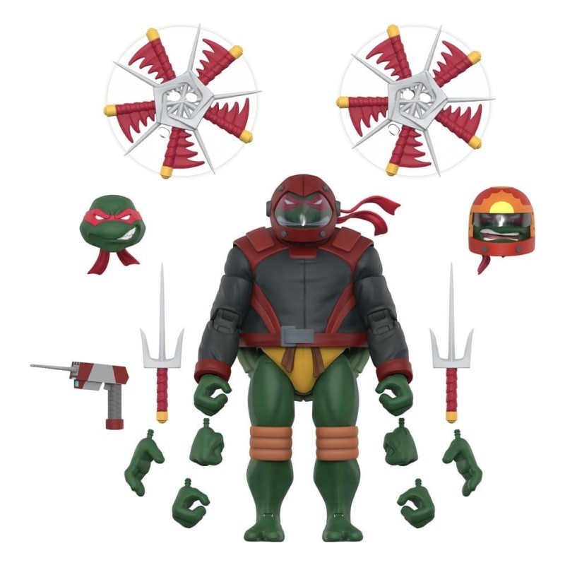 Les Tortues Ninja Ultimates - Figurine Raphael (Road Gear)