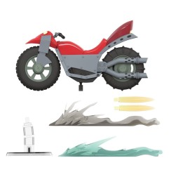 Les Tortues Ninja Ultimates - Véhicule Shell Cycle