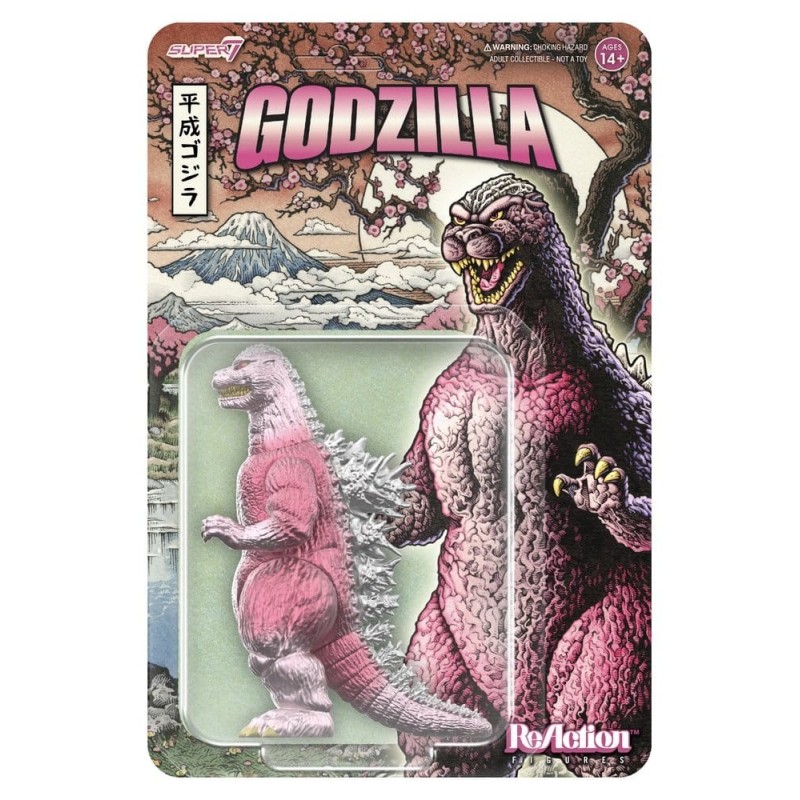 Godzilla - Figurine Toho ReAction Godzilla '89 (Cherry Blossom Festival)