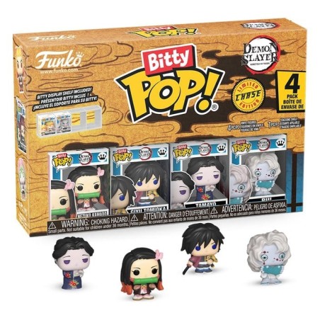 Demon Slayer: Kimetsu no Yaiba - Pack 4 figurines Bitty POP! Nezuko 2,5 cm