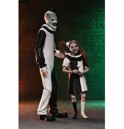 Terrifier 2 - Pack 2 figurines Ultimate Art the Clown & Little Pale Girl 18 cm