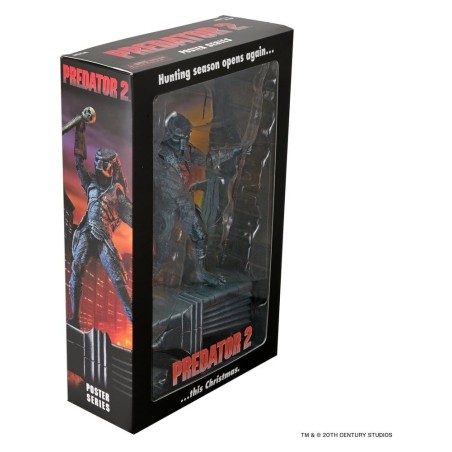 Predator - 2 Action Figure City Hunter Poster Series 18 cm
