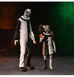 Terrifier 2 - Pack 2 figurines Ultimate Art the Clown & Little Pale Girl 18 cm