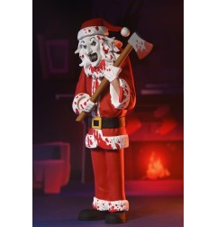 Terrifier 3 Toony Terrors - Figurine Santa Suit Art the Clown (Bloody Version) 15 cm