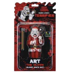 Terrifier 3 Toony Terrors - Figurine Santa Suit Art the Clown (Bloody Version) 15 cm