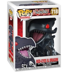 Yu-Gi-Oh ! - Figurine Pop! Red-Eyes Black Dragon 9 cm