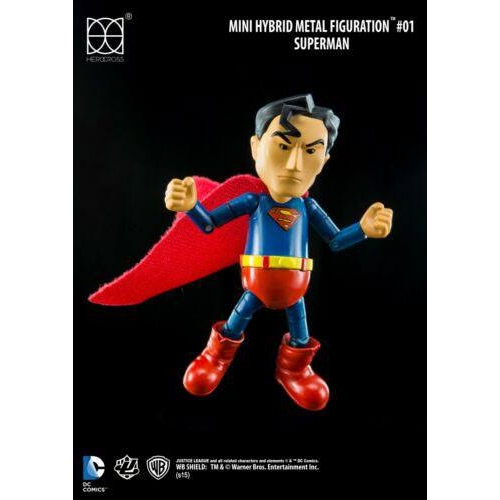 Justice League - Mini figurine Hybrid Metal Superman 9 cm