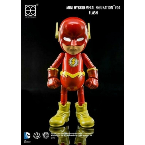 Justice League - Mini figurine Hybrid Metal The Flash 9 cm