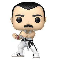 Queen - POP! Rocks Vinyl Figure Freddie Mercury (white singlet) 9 cm