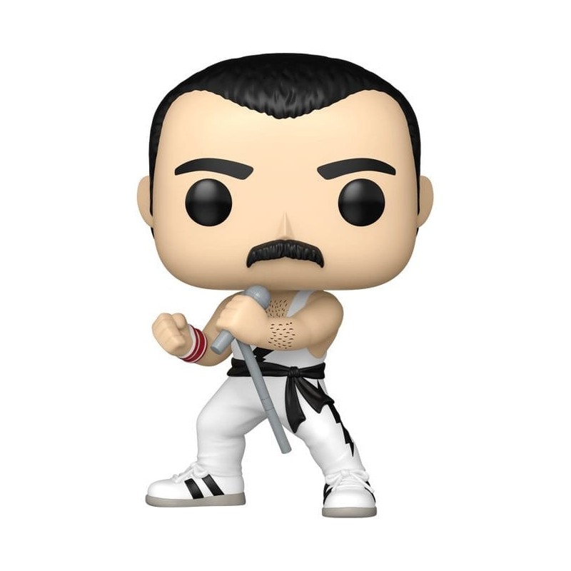 Queen - Figurine POP! Freddie Mercury (white singlet) 9 cm