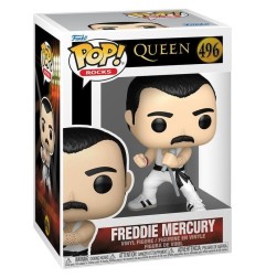 Queen - POP! Rocks Vinyl Figure Freddie Mercury (white singlet) 9 cm