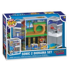 Sonic 2 - Figurines Bitty POP! Diorama Set Sonic The Hedgehog