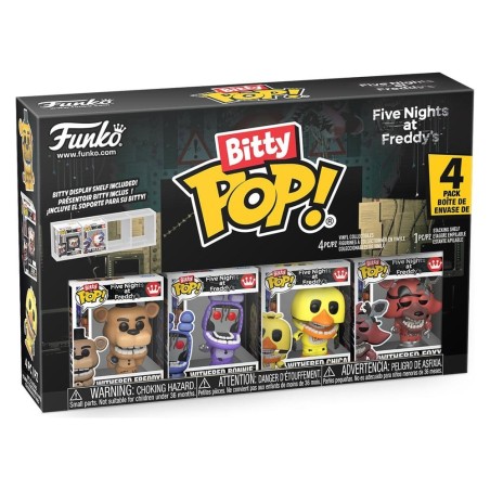 Five Nights at Freddy's - Pack 4 figurines Bitty POP! Five Nights at Freddy's 2,5 cm