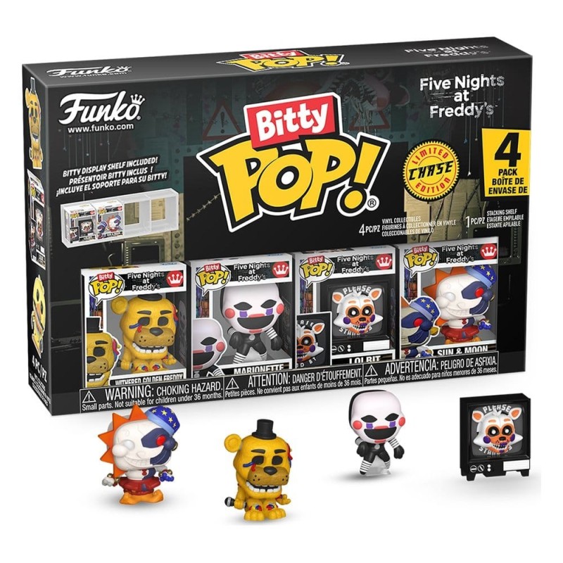 Five Nights at Freddy's - Pack 4 figurines Bitty POP! Five Nights at Freddy’s 2,5 cm
