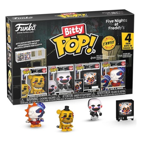 Five Nights at Freddy's - Pack 4 figurines Bitty POP! Five Nights at Freddy’s 2,5 cm