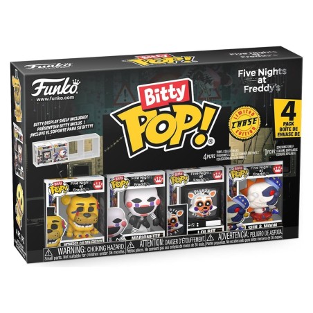 Five Nights at Freddy's - Pack 4 figurines Bitty POP! Five Nights at Freddy’s 2,5 cm