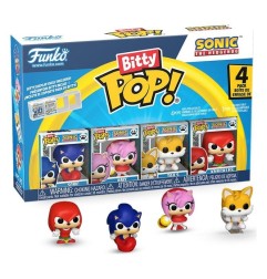 Sonic The Hedgehog - Pack 4 figurines Bitty POP! Sonic 2,5 cm