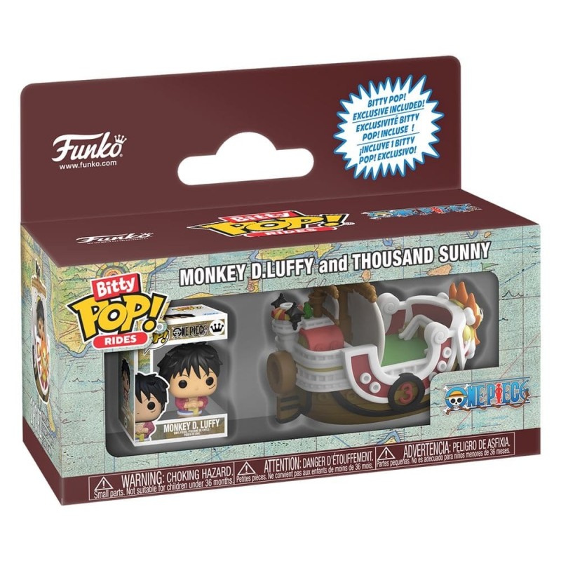 One Piece - Figurine Bitty POP! Thousand Sunny w/Luffy 2,5 cm