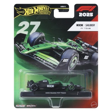 Hot Wheels - Formule 1 Premium véhicule Die-Cast 1:64 Team Sauber: Driver 1