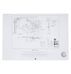 Le Seigneur des Anneaux - Plan de construction Art Print The Grey Havens 59 x 42 cm