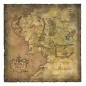 Le Seigneur des Anneaux - Impression Art Print Parchment Map of Middle-earth 59 x 30 cm