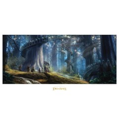 Le Seigneur des Anneaux - Impression Art Print Lothlorien 59 x 30 cm