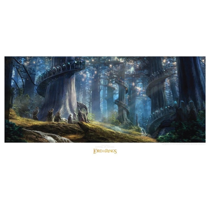 Le Seigneur des Anneaux - Impression Art Print Lothlorien 59 x 30 cm