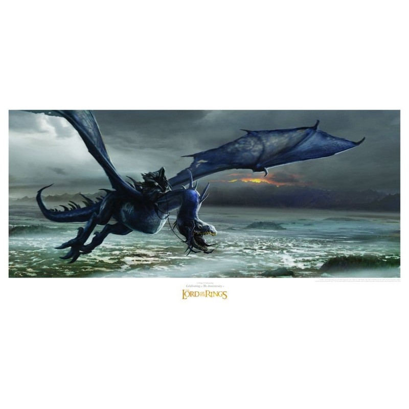 Le Seigneur des Anneaux - Impression Art Print Nazgul Ahunt 59 x 30 cm