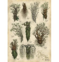 Lord of the Rings - Art Print Ent's of Fangorn Forest 59 x 30 cm