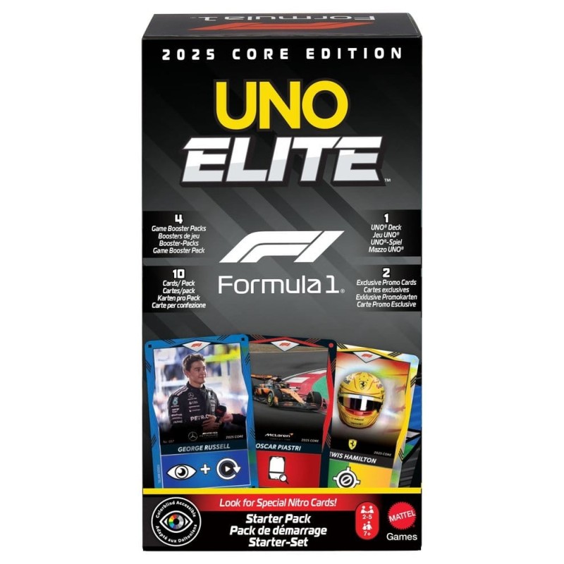 UNO - Jeu de cartes UNO Elite Formula 1 Starter-Set