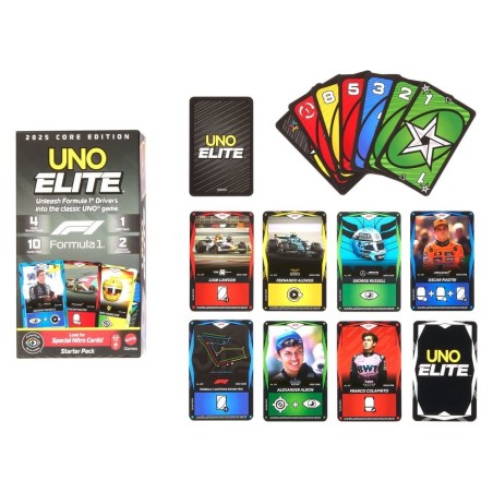 UNO - Jeu de cartes UNO Elite Formula 1 Starter-Set