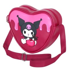 Sanrio - Sac à bandoulière Casual Heart Kuromi Cherry