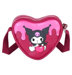 Sanrio - Sac à bandoulière Casual Heart Kuromi Cherry