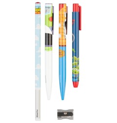 Toy Story - Pot à crayons Botte de Woody avec set de papeterie 16 cm