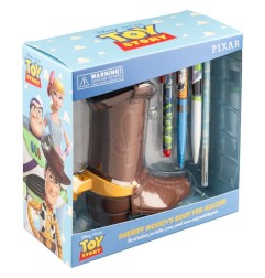 Toy Story - Pot à crayons Botte de Woody avec set de papeterie 16 cm