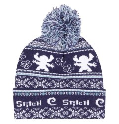 Lilo & Stitch - Bonnet Pom-Pom Fair Isle